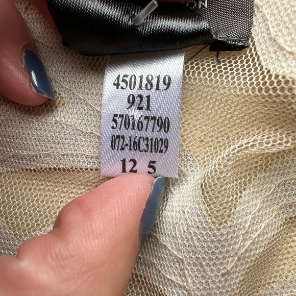 Chico’s Travelers Collection Sheer Open Jacket with Faux Leather Appliqués - Picture 8 of 10